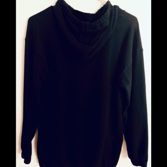 Sundown by Splendid Hoodie Sweat Shirt Moon&Star Animal Design Black Size XS-S - Picture 3 of 16